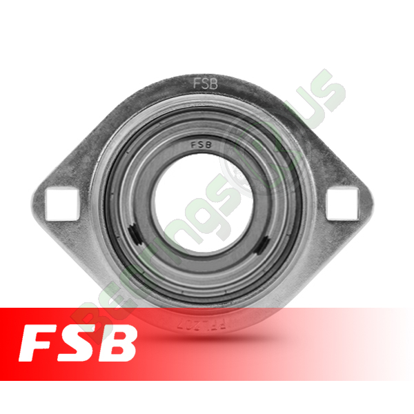 SBPFL203 OR SLFL17 OVAL PRESSED STEEL 2 BOLT BEARING & HOUSING 