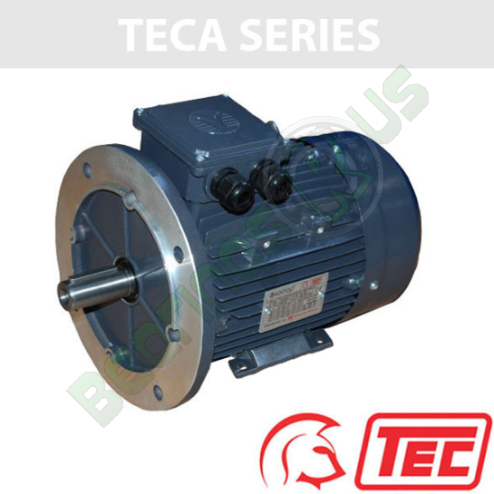 TEC IE3 Rated 3 Phase 1.5kw 2900rpm (2Pole) D90S-2 Frame B35 Foot & Flange Mounted Electric Motor