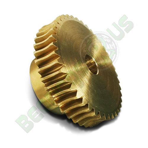 BWW075/20/1R 0.75 Mod 20 Tooth Metric Wormwheel in Bronze 20° PA