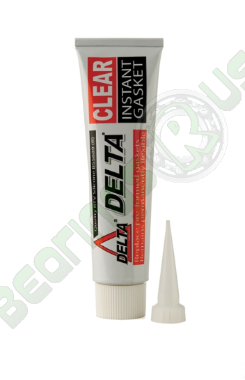 Delta D203 - Instant Gasket Clear RTV Silicone Sealant 85g