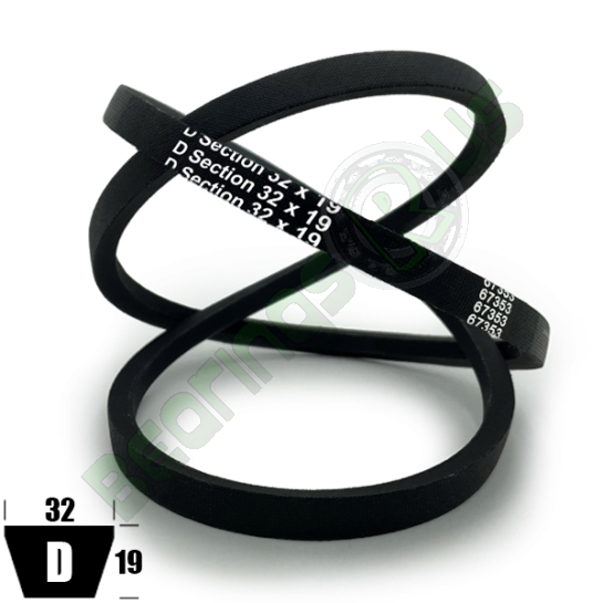 D173 Premium D Section V Belt - 173" Inside Length