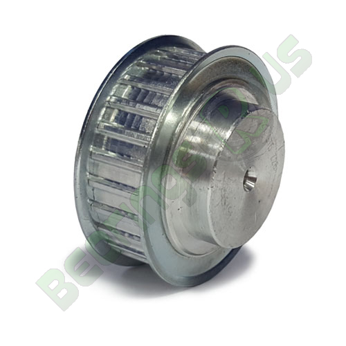 21-3M-06F(PB) Pilot Bore HTD Timing Pulley, 21 Teeth, 3mm Pitch, For A 6mm Wide Belt