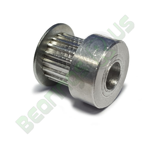 10-3M-09F(PB) Pilot Bore HTD Timing Pulley, 10 Teeth, 3mm Pitch, For A 9mm Wide Belt
