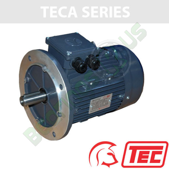 TEC IE2 Rated 3 Phase 1.5kw 2850rpm (2Pole) D90S Frame B5 Flange Mounted Electric Motor