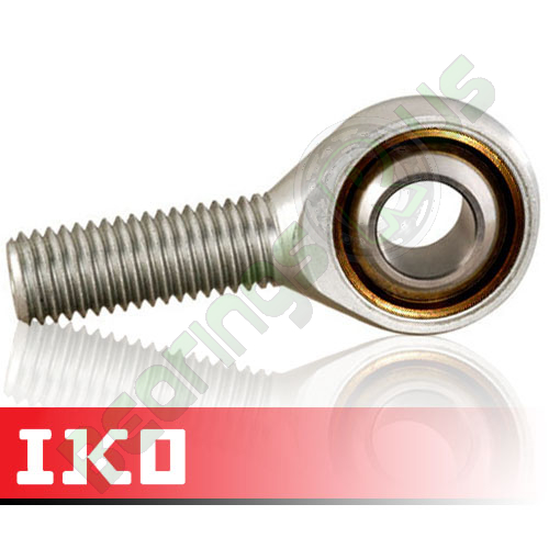 POSB10 IKO Right Hand Thread Male Steel Rod End 5/8" Bore 0.6250-18UNF Thread