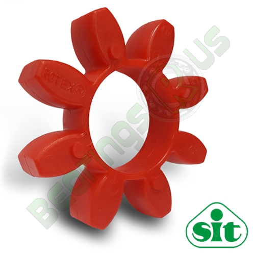 SIT Trasco38 RED Polyurethane Spider Element - 98sh-A