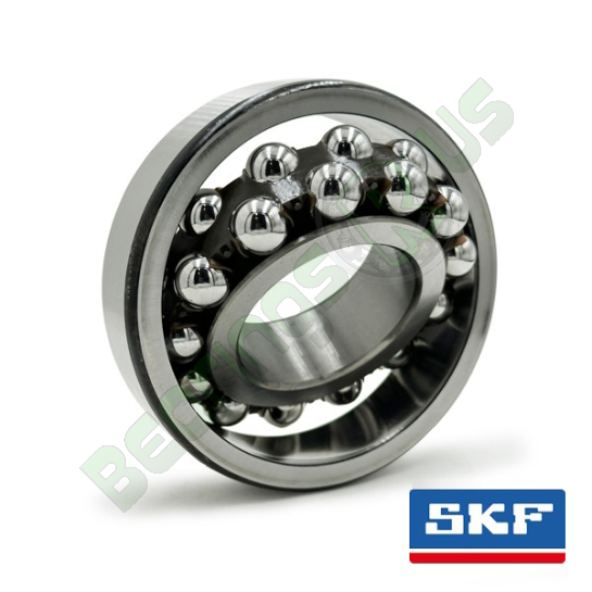 1201ETN9/W64 SKF Double Row Self-Aligning Ball Bearing (Solid Oil Cage) 12mm X 32mm X 10mm