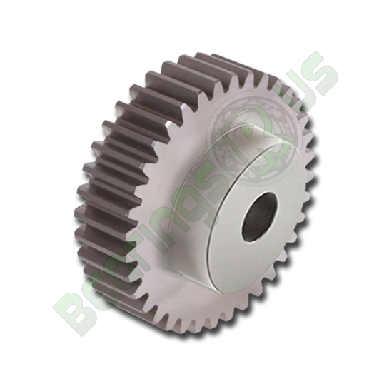 SS25/33B 2.5 mod 33 tooth Metric Pitch Steel Spur Gear with Boss