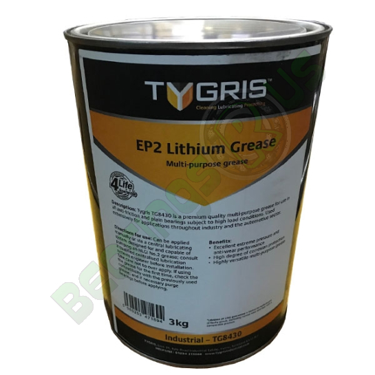 Tygris TG8430 Multi Purpose EP2 Lithium Grease x 3kg